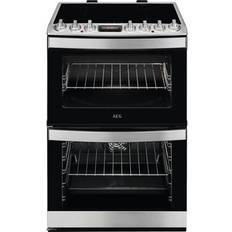 AEG Black Induction Cookers AEG CIB6740ACM Stainless Steel, Black