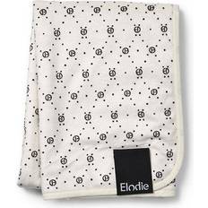 Black Baby Blankets Elodie Details Pearl Velvet Blanket Monogram Print