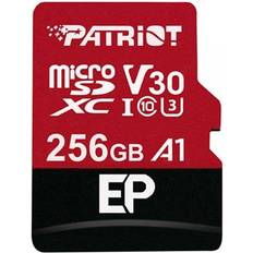 256 GB Schede di Memoria & Chiavette USB Patriot EP Series microSDXC Class 10 UHS-I U3 V30 A1 100/80MB/s 256GB +Adapter