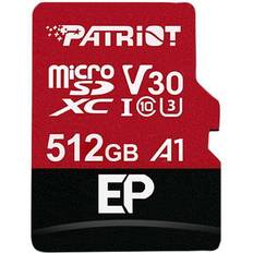 512gb sd card Patriot EP Series microSDXC Class 10 UHS-I U3 V30 A1 90/80MB/s 512GB +Adapter