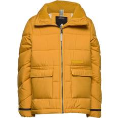 Didriksons Kid's Abborren Puff Jacket - Yellow Ochre (502590-348)