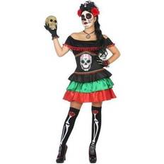 Th3 Party Disfraz Esqueleto Mexicano Mujer Adulto Catrina