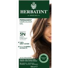 Tinte per Capelli Permanent Herbatint Permanent Herbal Hair Colour 5N Light Chestnut 150ml