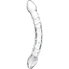 Gläs Double Trouble Glass Dildo