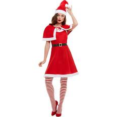 Jul Maskeradkläder Smiffys Miss Santa Costume