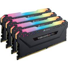 3600 MHz - 4 - DDR4 RAM-muistit Corsair 32GB (4 x 8GB) Vengeance RGB PRO, DDR4 3600MHz, CL18, 1.35V, musta