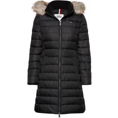 XXS Kåper & Frakker Tommy Hilfiger Essential Hooded Down Coat - Black