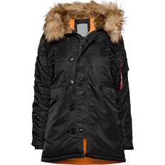 Ajustado - Mujer Chaquetas Alpha Industries Chaqueta de invierno - Marrón Moteado/Negro