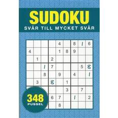 Spel Böcker Sudoku - Svår till mycket svår (Häftad)