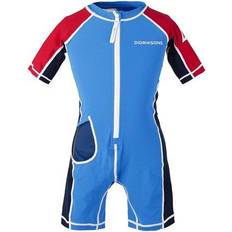 Didriksons Reef Kid's Swimming Suit - Malibu Blue (502470-312)