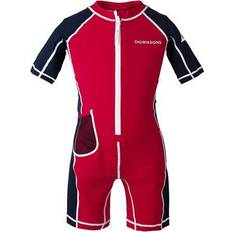 Niño Trajes de protección UV Didriksons Reef UV-Swimming Suit Red Unisex