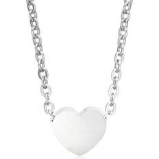 Blomdahl Silver Halsband Blomdahl Heart Necklace - Silver