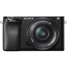 MicroSDXC Digikamerat Sony A6100 16-50 Mm Power Zoom Lens Black