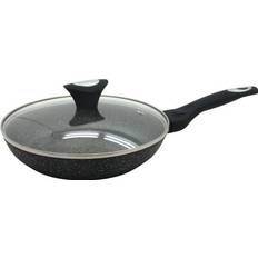 Indbygget ventilation Stegepander Klausberg Marble med låg 28cm