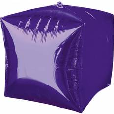 Purple Foil Balloons Amscan Foil Ballon Cubez Purple