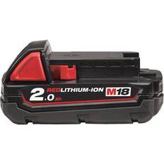 Milwaukee Batterijen Batterijen en Opladers Milwaukee M18 B2 18V Li-Ion Accu 2.0Ah