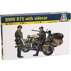 Italeri Mallinrakennussarjat Italeri BMW R75, Military motorcycle model, Kokoamispakkaus, 1:35, BMW R75, Ei sukupuolirajoitusta, Muovi