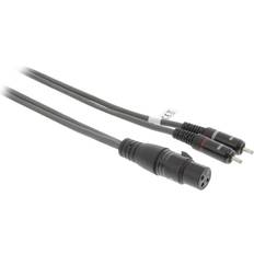 Sweex 2RCA-XLR M-F 1.5m