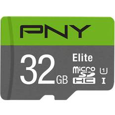 PNY Minnekort PNY Elite microSDHC Class 10 UHS-I U1 100MB/s 32GB