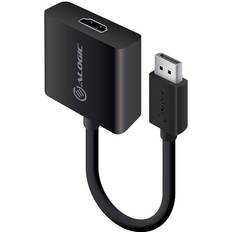 DisplayPort-kablar - HDMI Alogic Premium DisplayPort-HDMI M-F 0.2m