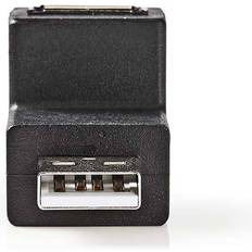 Nedis 270° USB A-USB A M-F 2.0 Angled Adapter