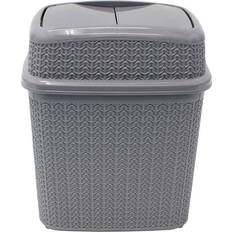 JVL Push Top Bin 10L