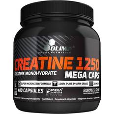 Forbedrer muskelfunktionen Kreatin Olimp Sports Nutrition Creatine 1250 Mega Caps 400 stk