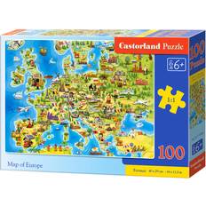 Europe map Castorland Map of Europe 100 Bitar