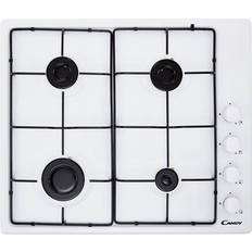 Encimeras Candy Placa De Cocina De Gas 60 cm 4 Fuegos Blanca Chw6lww