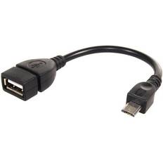 Maclean USB A-USB Micro-B 2.0 M-F 0.2m