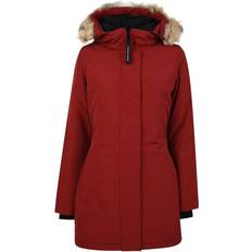 Canada Goose Röda Kläder Canada Goose Victoria Parka Jacket - Redwood