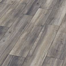 Lattiat Kronotex Laminaatti Exquisit Plus, 3572 Harbour Oak Grey, ruskeanharmaa