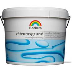 Vit grundfärg 10l Beckers Primer Våtrumsfärg Vit 10L