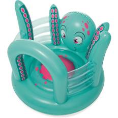 Plastleksaker Hoppborgar Bestway Up in & Over Playcenter Octopus