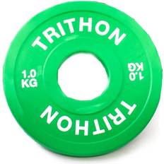 Grøn Vægtskiver Trithon Friction Weight Plate 1kg