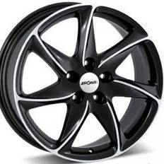 Ronal R51 Black Polished 6.5x15 4/100 ET38 CB68.0