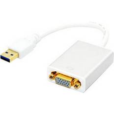 Techly USB C-VGA M-F