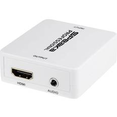 Phono til hdmi SpeaKa Professional HDMI-HDMI/3.5mm F-F Adapter