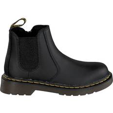 Textile Boots Children's Shoes Dr. Martens Junior 2976 Leather Chelsea Boots - Black Softy T