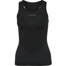 Hummel Canotta da donna First Seamless - Grigio/Nero