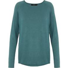 Vero Moda Knitted Top - Green/North Atlantic