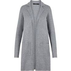 Vero Moda Knit Cardigan - Grey/Medium Grey Melange