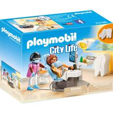 Playmobil 70198 City Life L'Hôpital Dentiste Traitement dentaire Boîte de rangement pour dents de lait Blanc