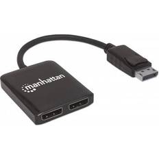 Displayport splitter Manhattan Displayport-2DisplayPort M-F Adapter