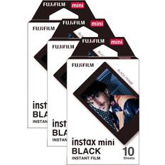 Analogue Cameras Fujifilm Instax Mini Film Black 3x10 Pack