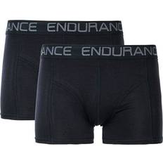 3XL Ropa interior de hombre Endurance Brighton Bamboo Boxer Shorts 2-pack - Black