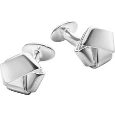 Silver Manschettknappar Georg Jensen Men’s Classic Cufflinks - Silver