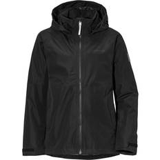 Nero Giubbotti Impermeabili Didriksons Tera Girls Rain Jacket Black Unisex