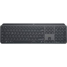 Logitech MX Keys Inalámbrico RF + Bluetooth Azerty Francés Negro