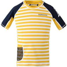 Bébé Vêtements UV Didriksons Surf UV T-shirt - Yellow Simple Stripe (502473-944)